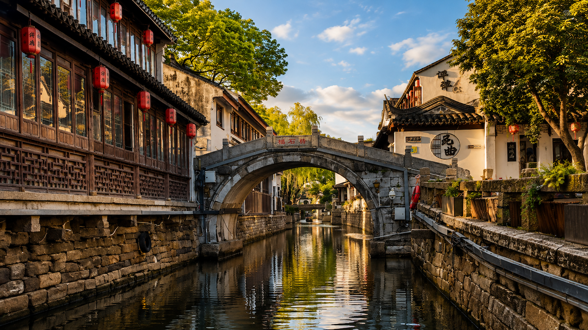Suzhou Pingjiang Road Deep Alley Walk